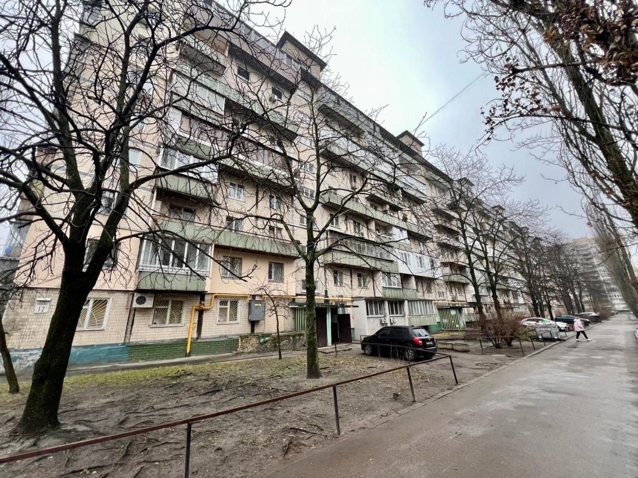 Квартира Эконом-Класса Возле Метро Левобережная Κίεβο Εξωτερικό φωτογραφία